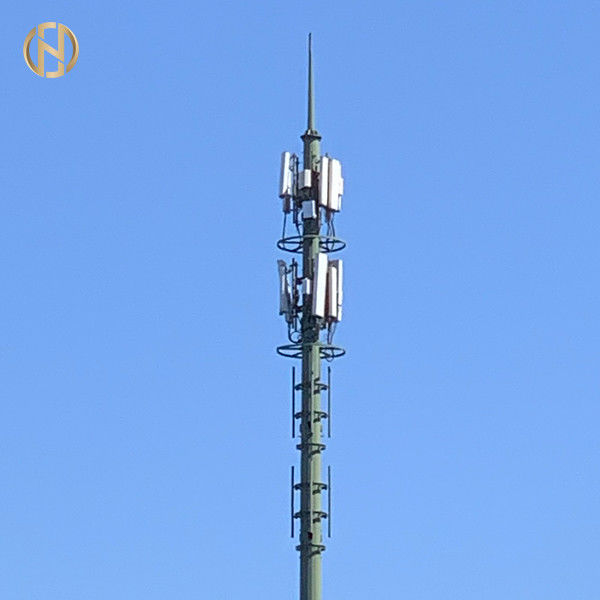 Polygonal Telecommunication Post  35m 36m Monopole Telecom Tower