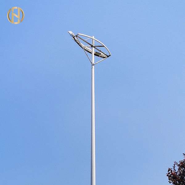 20M 35M High Mast Light Pole With Electric Raising And Lowering System