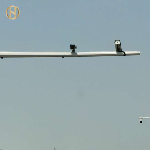 Octagonal Shape Steel CCTV Pole 3-20M Mounting Height Wind Resistant