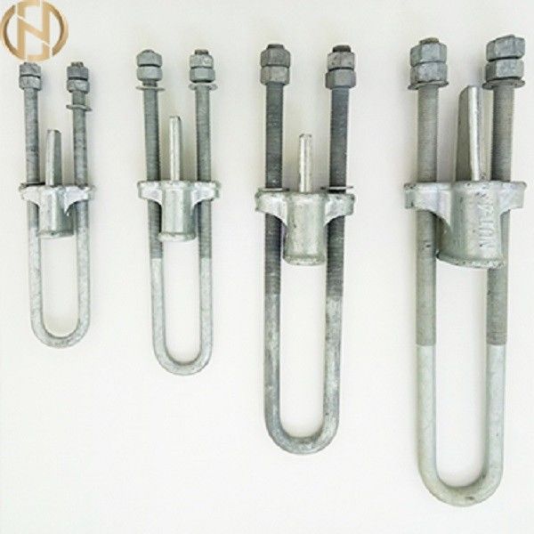 Adjustable Clamp Pole Accessories NUT Type For Preformed Guys Grip