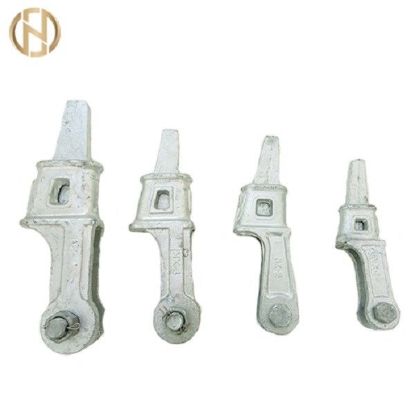 Wedge Type Guy Wire Clamp For Galvanized Iron Wire Strands Installation