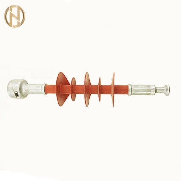 Red Color Pole Accessories , 10-500kV Composite Suspension Insulator