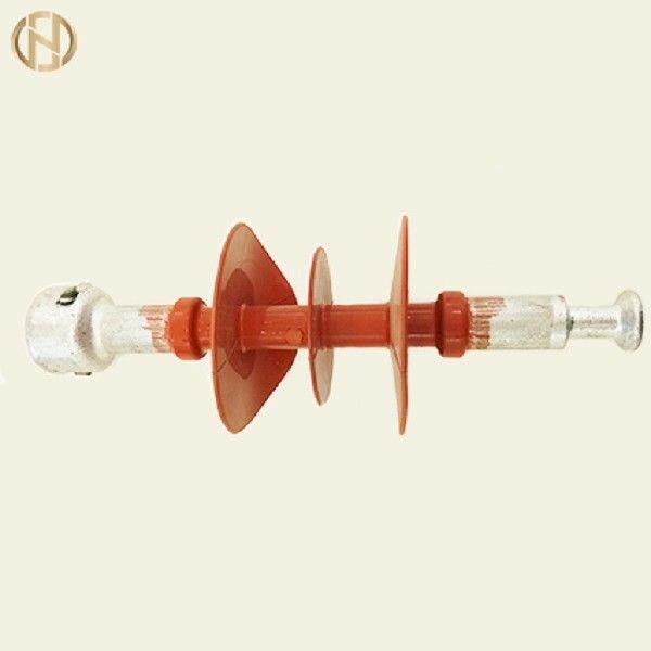 Red Color Pole Accessories , 10-500kV Composite Suspension Insulator