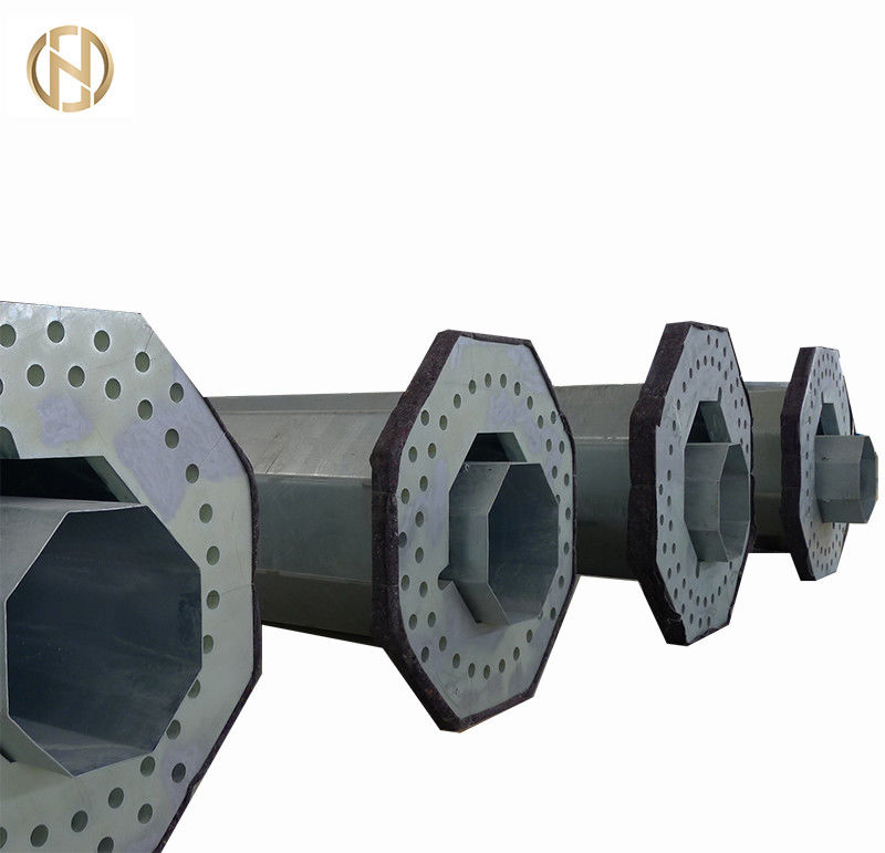 Wind-Resistant 100FT 120FT Telecom Poles Telecommunication Post with ASTM A572 GR65 Steel for Different Requirements