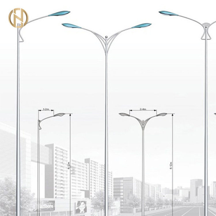 3m 4m 6m 10m Street Light Pole Highway Outdoor Street Light Pole