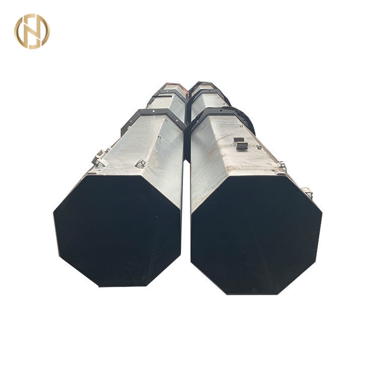 300daN 200daN Metal Electric Pole Hot Roll Steel Q345B GR65 2 - 3.5mm