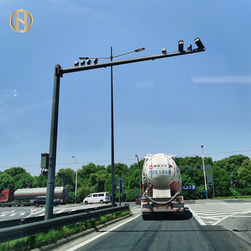 11M Polygonal Telescopic CCTV Camera Pole Corrosion Resistant