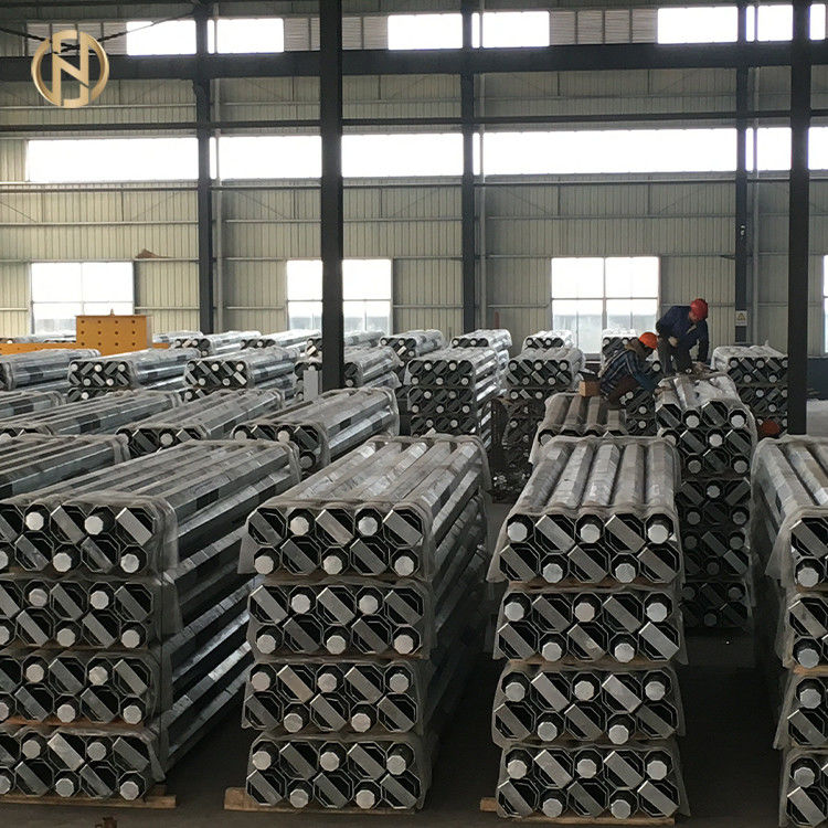 Galvanized Metal Power Pole Q460C 8mm Power Transmission Pole