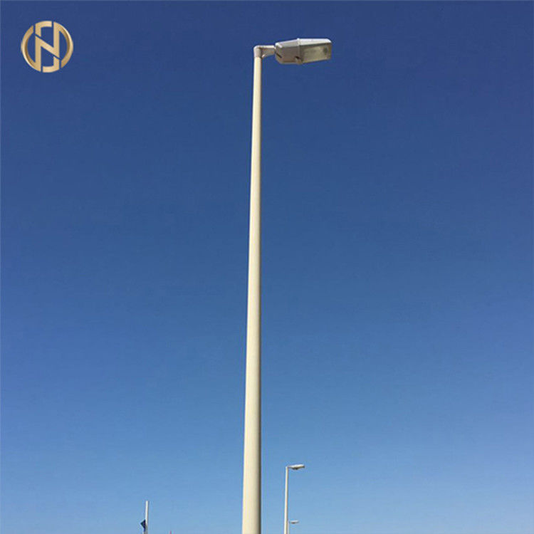 Hot-Dip Galvanized Q235B Street Light Pole with Customizable Color