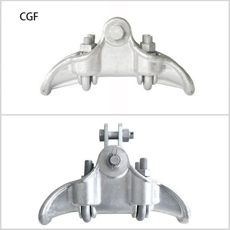 Suspension Clamps For Twin Jumper Conductor Electric Power Fittings High Voltage