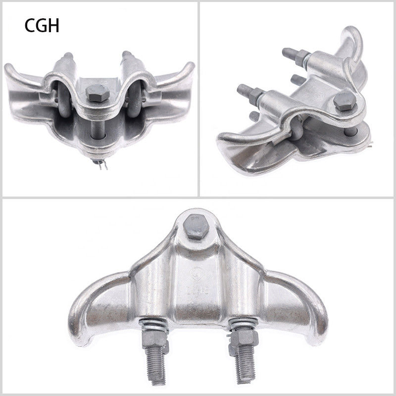 Suspension Clamps For Twin Jumper Conductor Electric Power Fittings High Voltage