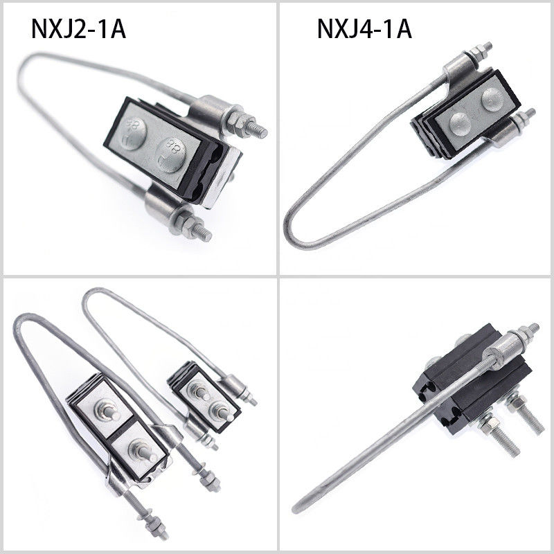 Two Core Bunched Cable Strain Clamp Clustered Insulated Tension Collecting Anchor