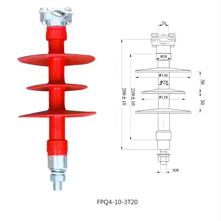 FPQ Series Composite Insulator Pin Type High Voltage