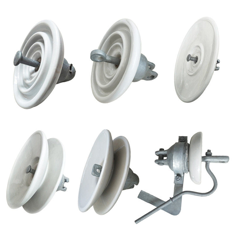 Suspended Porcelain Insulators Earth Wire For Transmission Lines