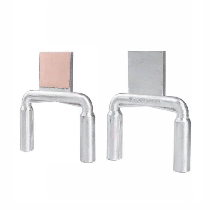 Transition Compression Terminal Clamps Heat Resistant Double Conductor