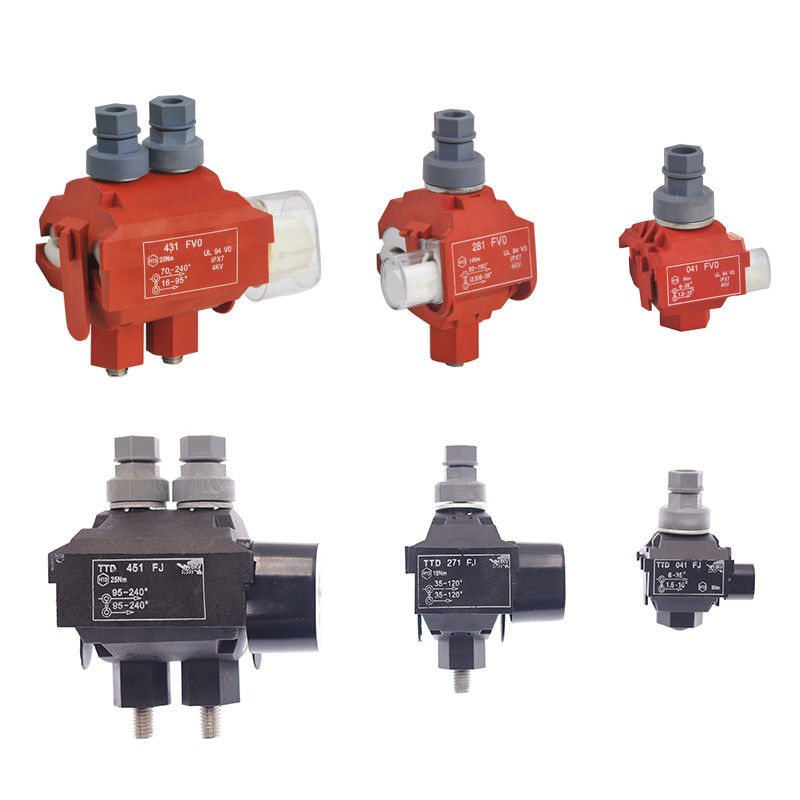 TTD Series Electrical Piercing Clamp Cable  Fire Retardant Insulating Connector