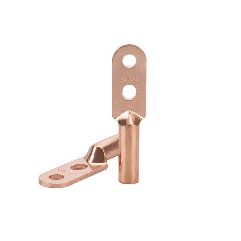 SC Non Insulated Cable Lug Connectors Terminals Copper Open Nose Double Hole