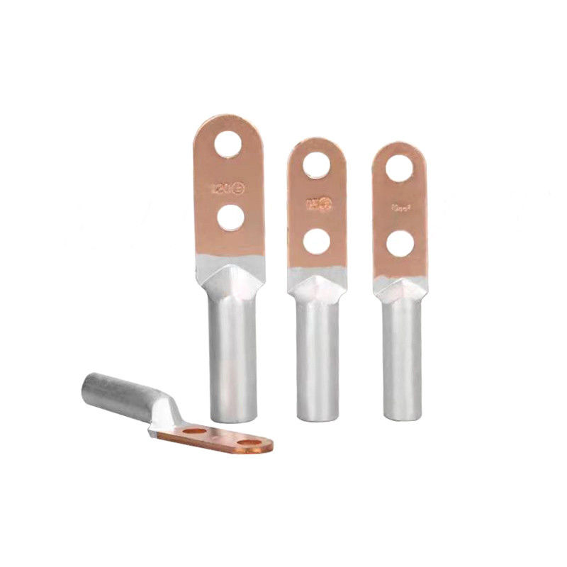 SC Non Insulated Cable Lug Connectors Terminals Copper Open Nose Double Hole