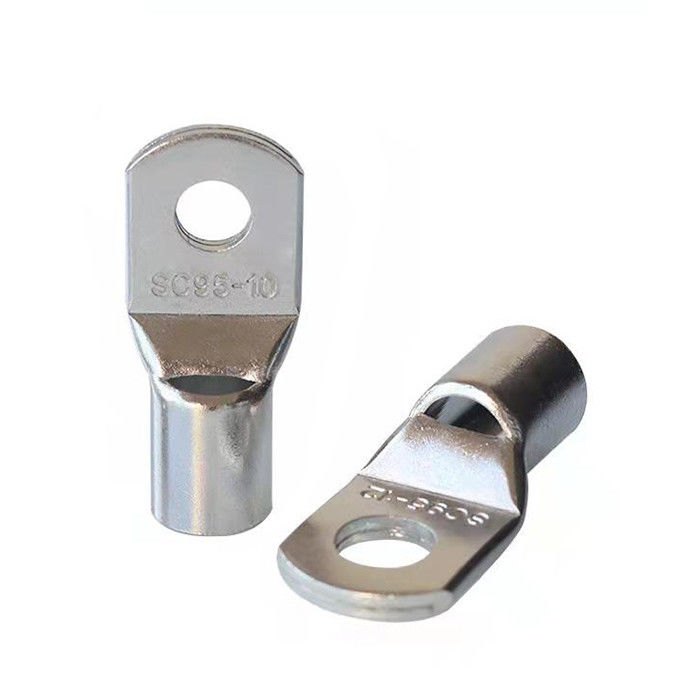 SC Non Insulated Cable Lug Connectors Terminals Copper Open Nose Double Hole