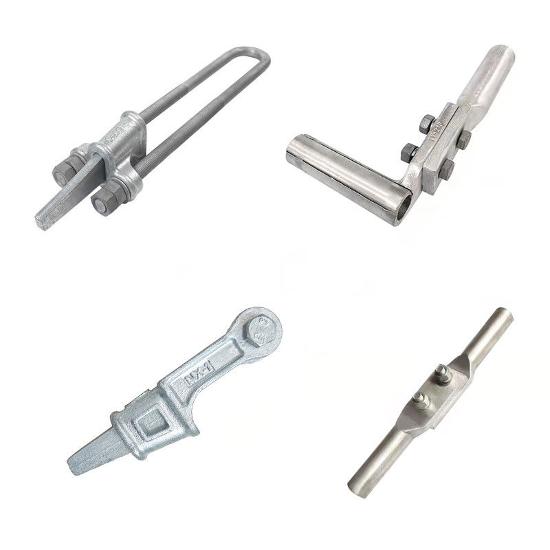 NUT Adjustable Wedge Pulling Line Strain Clamp Compression Cable Conductor