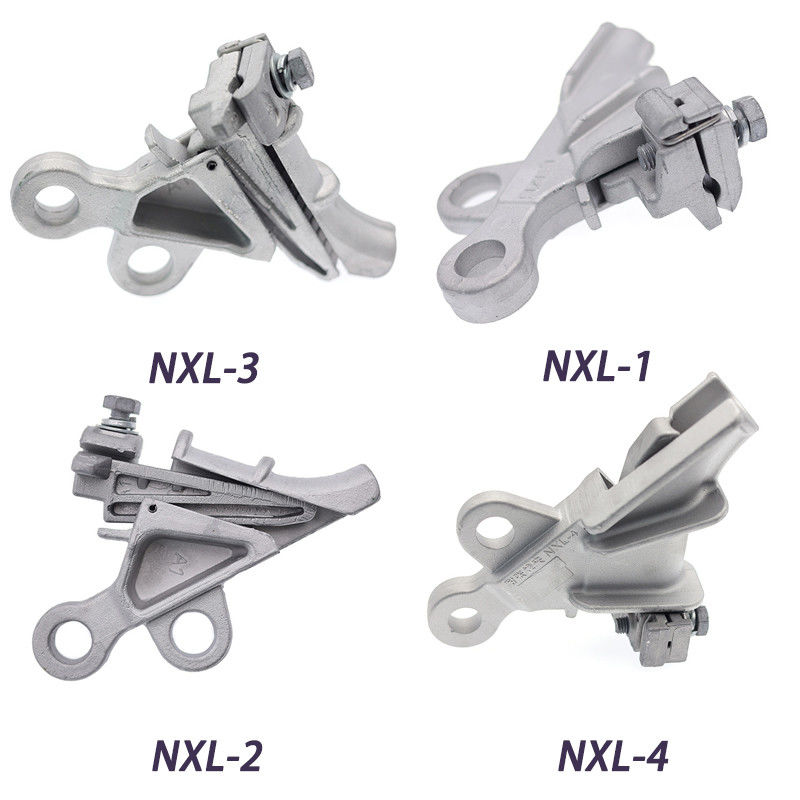 Wedge Type Over Tension Resistant Clamp Alloy Aluminium Strain