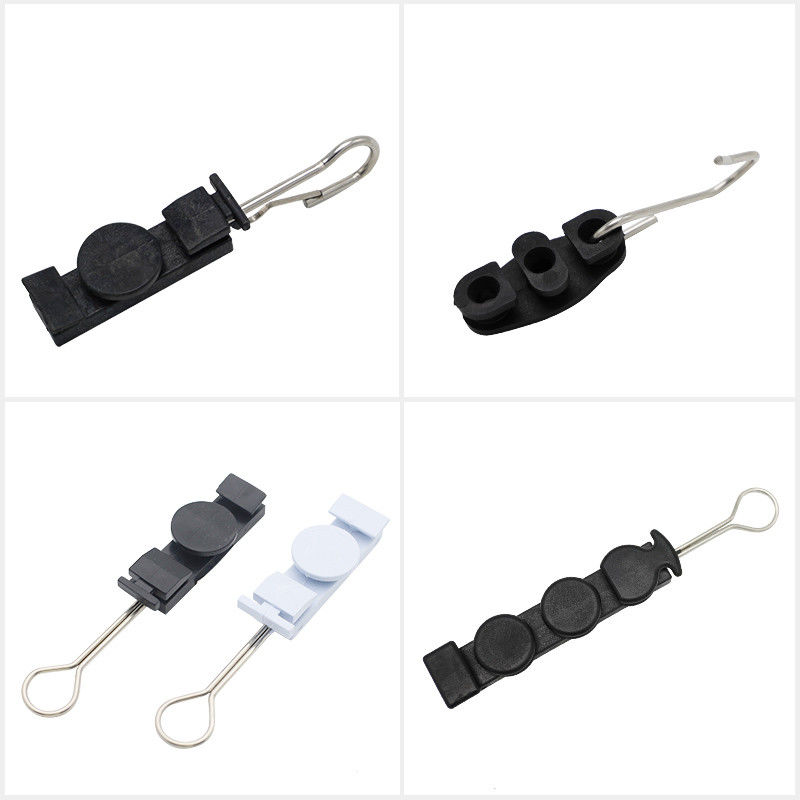 ADSS FTTH Type Anchor Drop Wire Clamp For Optic Fiber Cable Tension