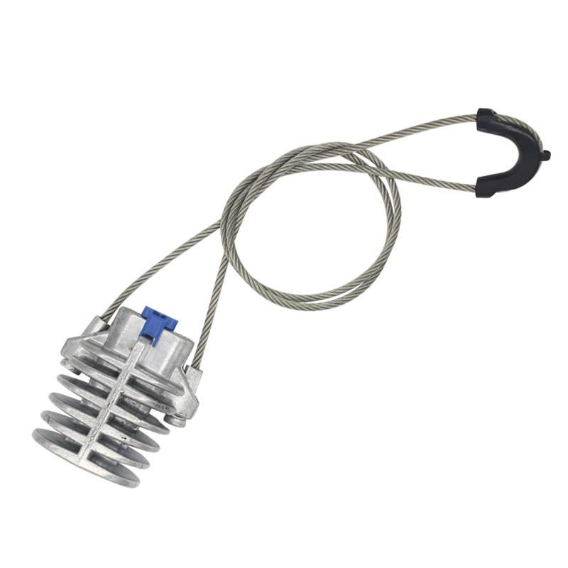 High Strength Metal Cable Optic Tension Clamp Dead End Anchoring Wedge Clamp Fiber