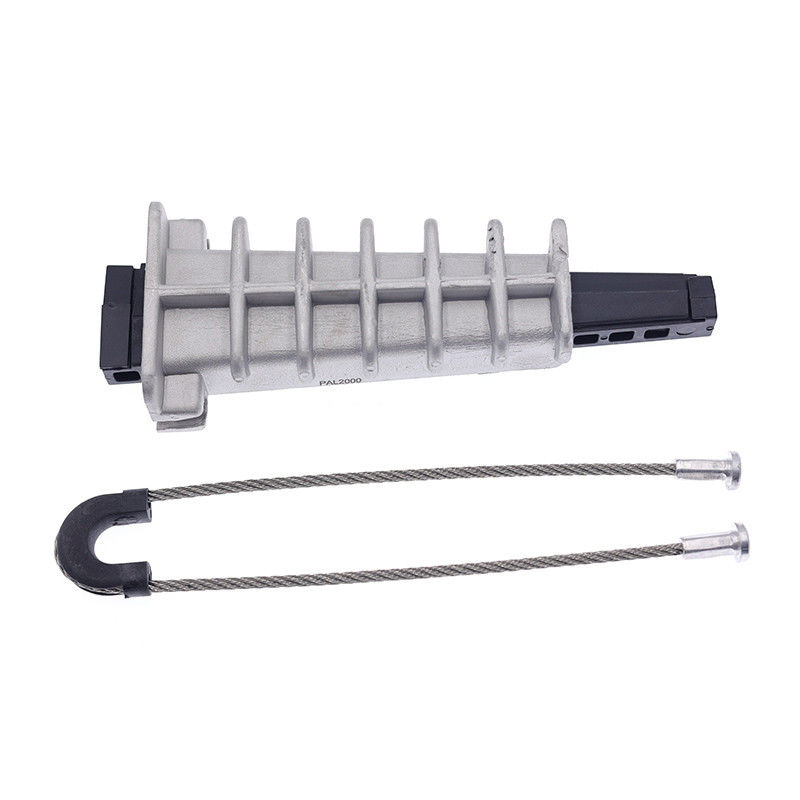 High Strength Metal Cable Optic Tension Clamp Dead End Anchoring Wedge Clamp Fiber