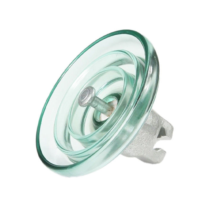 Suspension Tempered Glass Insulator Aluminum Power Insulation Control