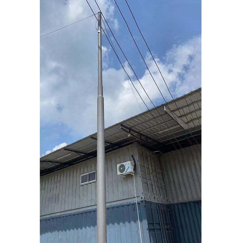 Swaged Steel Tubular Pole 16M Hot Dip For Electrical Power