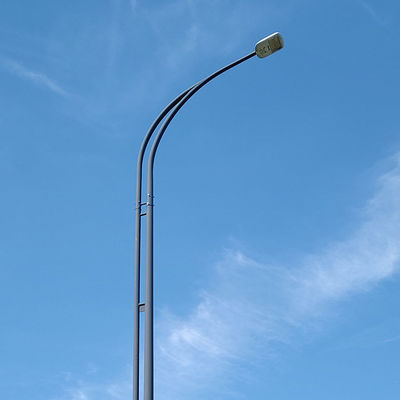 Customizable Design Street Light Pole with Hot-Dip Galvanized Steel Material for B2B Purchasers