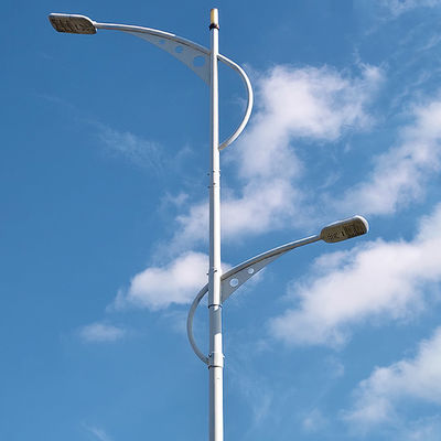 Custom Steel Street Light Pole - Hot-Dip Galvanized, 3-30m Height